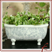 China Factory Porcelain Ceramic Bathroom Accessory Flower Vase